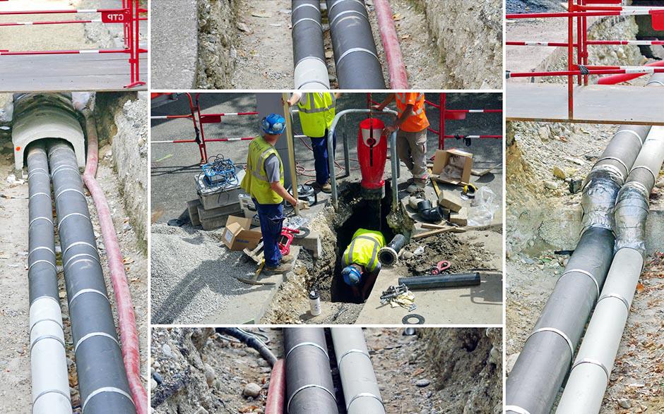 assainissement canalisation Gouzangrez